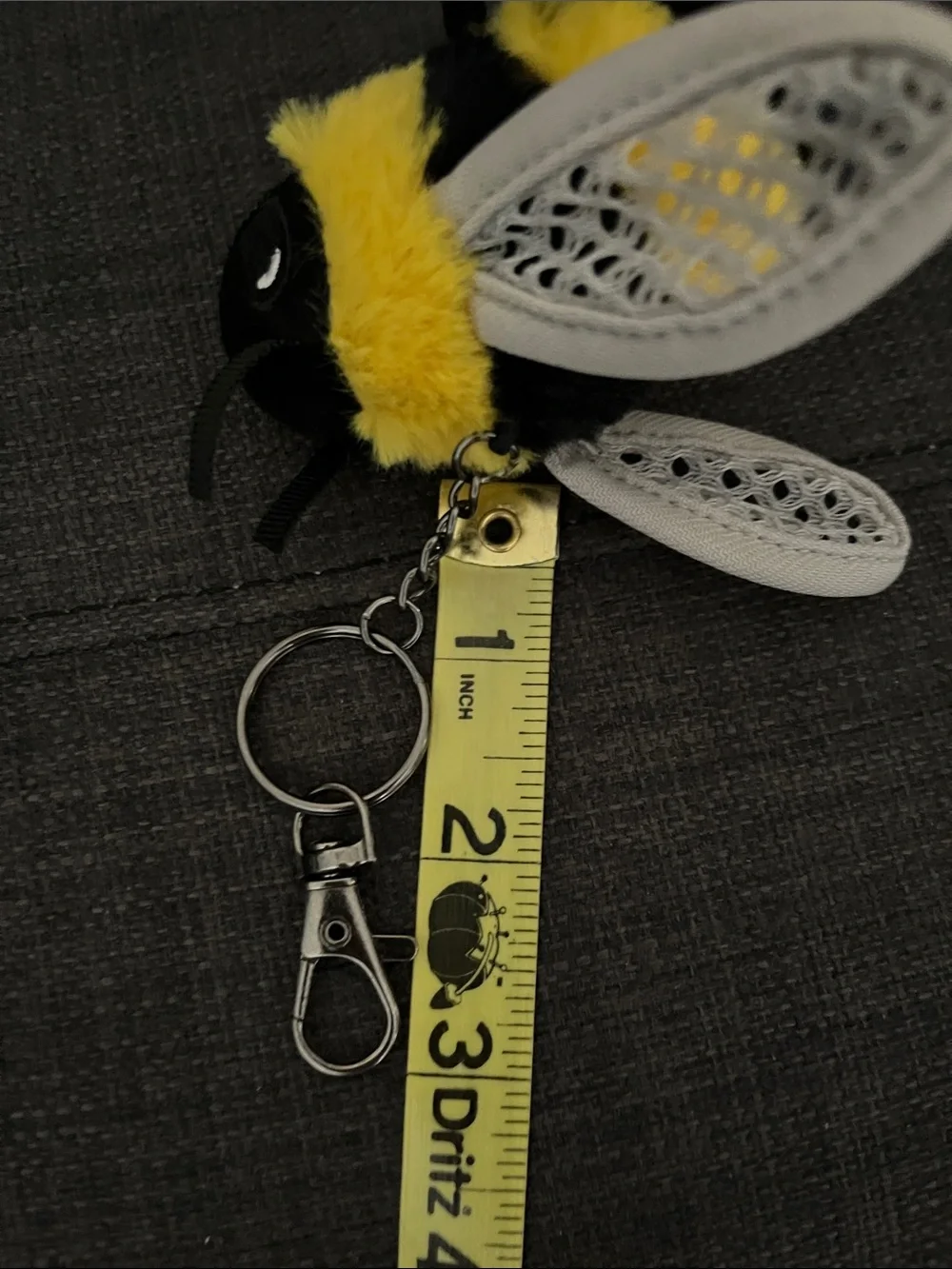 Handmade Bee Keychain Purse Charm 🐝